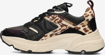 Baskets basses 'OLIVIA' Haboob en noir : devant