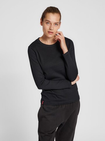 Hummel Funktionsbluse i sort: forside