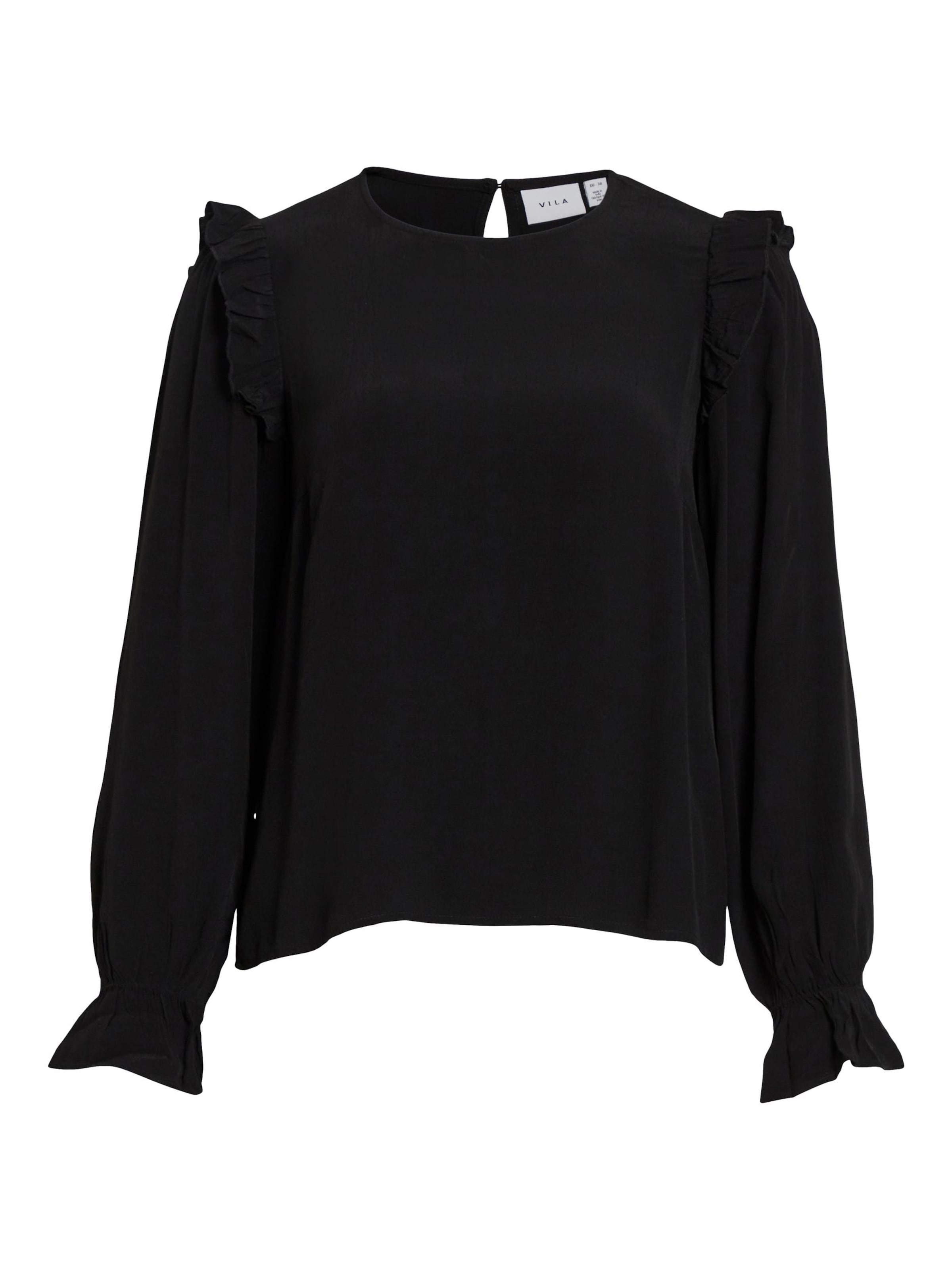 VILA Blouse 'Fini' in Black: front