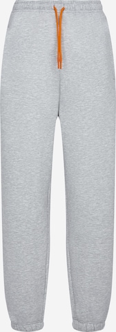 ABOUT YOU x VIAM Studio Regular Pants 'Sport' in Grey: front