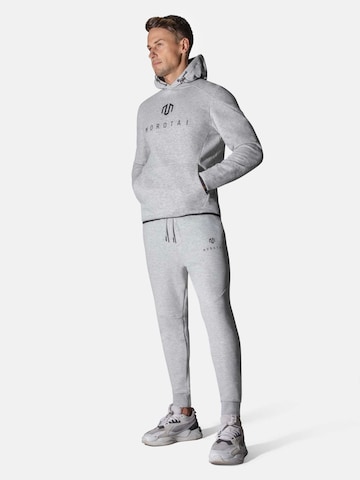 Effilé Pantalon de sport 'Corporate' MOROTAI en gris