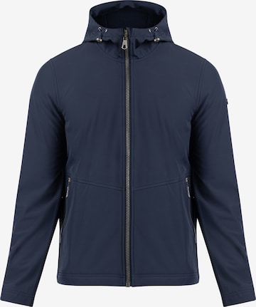 DreiMaster Maritim Weatherproof jacket in Blue: front