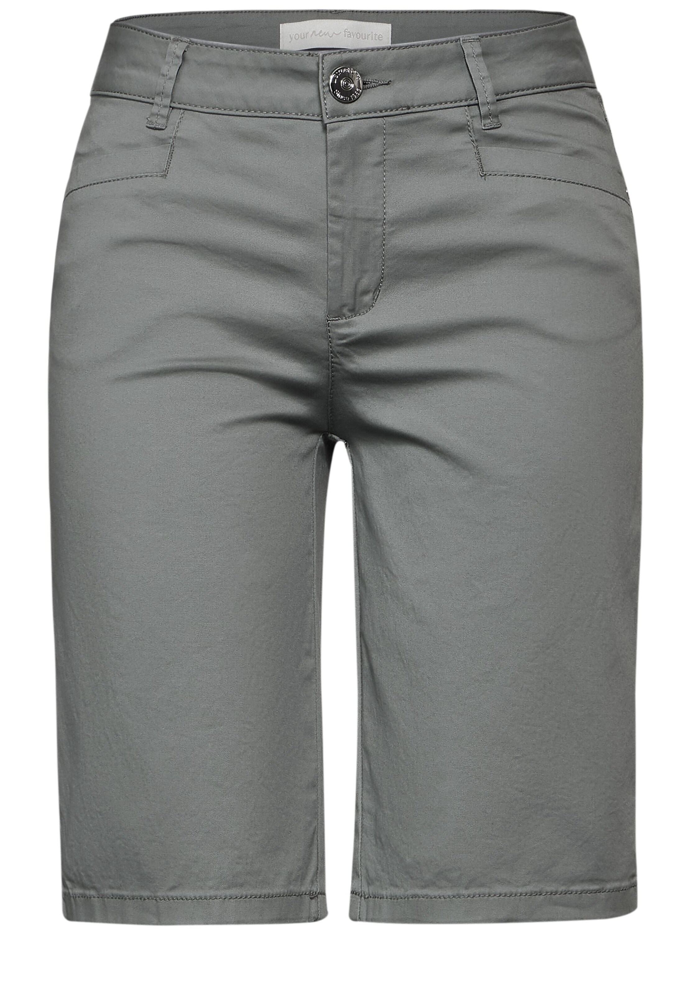 STREET ONE Regular Pants 'Yulius' in Grey: front