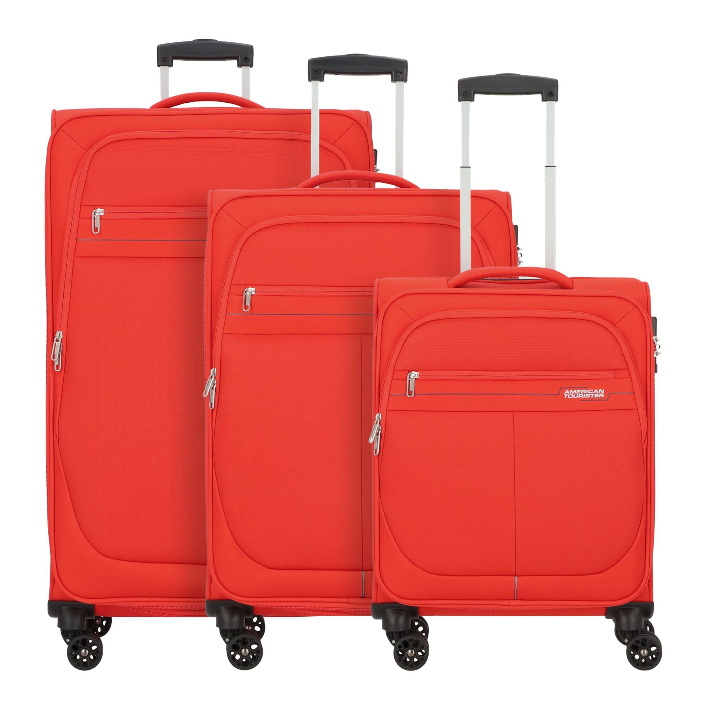 Ensemble de bagages American Tourister en rouge : devant