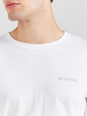 T-Shirt fonctionnel 'Rapid Ridge' COLUMBIA en blanc