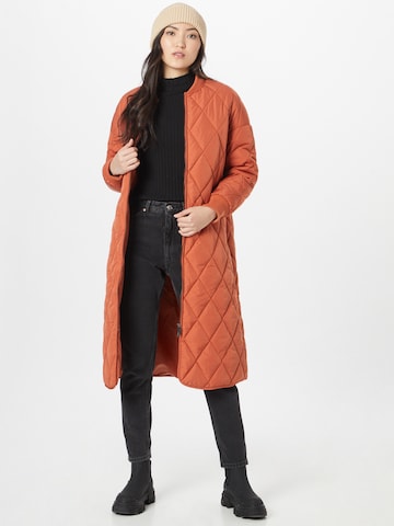 ABOUT YOU Between-Seasons Coat 'Lexa' in Orange