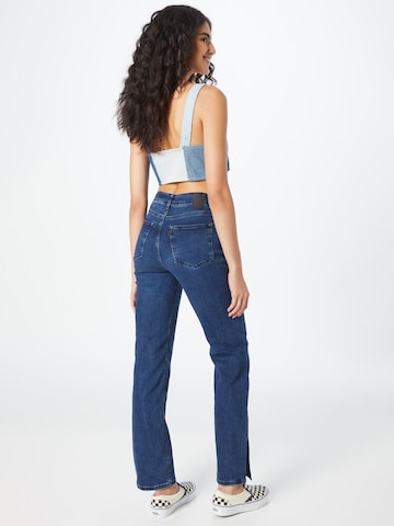 PULZ Jeans تقليدي جينز بلون أزرق