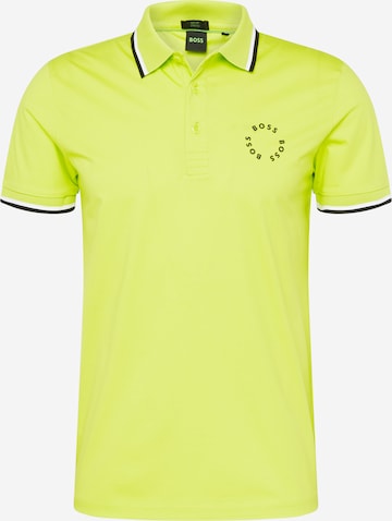 T-Shirt 'Paule 2' BOSS Green en jaune : devant