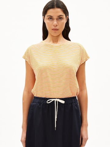 ARMEDANGELS Shirt 'ONELIA' in Oranje: voorkant