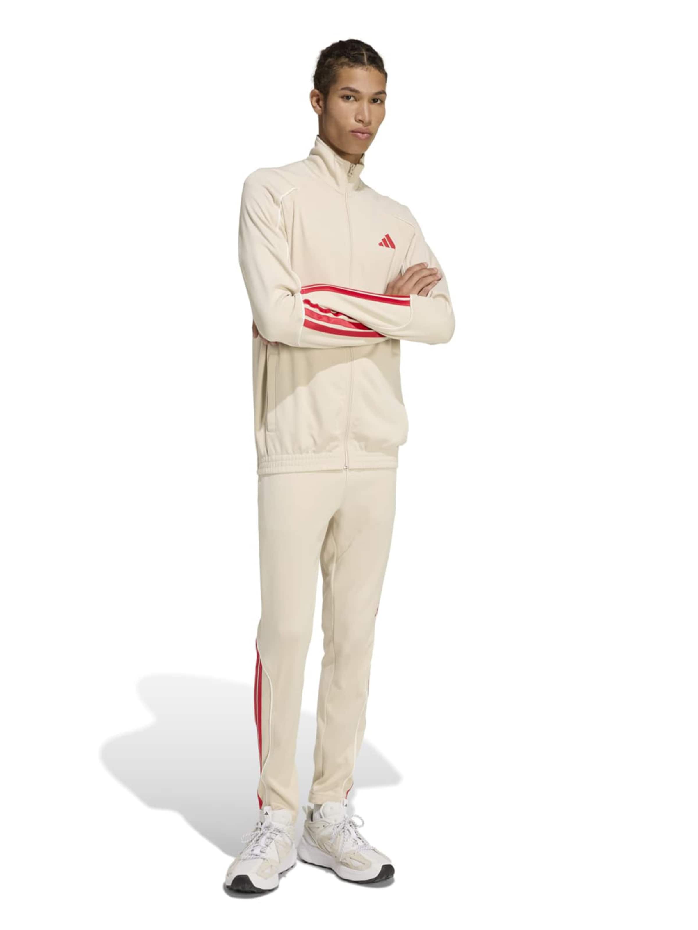 ADIDAS SPORTSWEAR Træningsdragt '3S STADIUM' i beige: forside