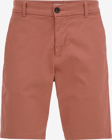 WE Fashion tavaline Chino-püksid, värv pruun: eest vaates