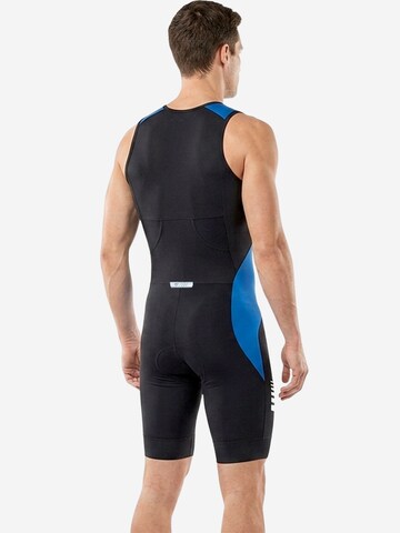 Survêtements 'Wulibike Triathlonanzug Herren, schwarz-blau, ärmellos' WULIBIKE en noir