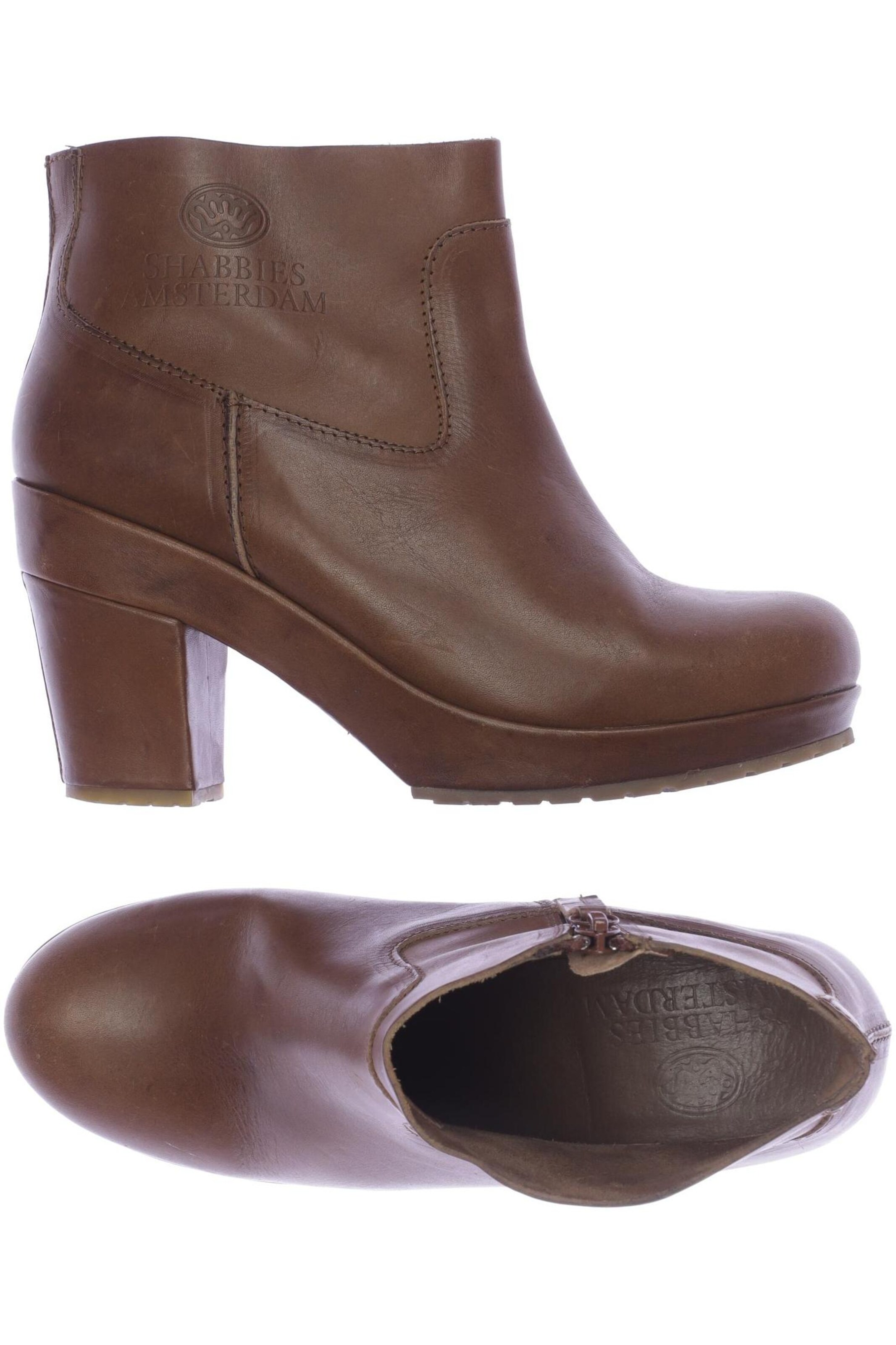 SHABBIES AMSTERDAM Dress Boots in 40 in Brown: front
