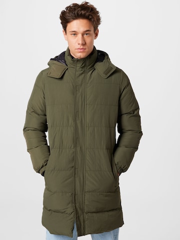 BLEND Χειμερινό παλτό σε πράσινο: μπροστά