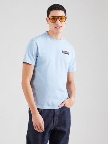 NAPAPIJRI - Camiseta 'S-IAATO' en azul: frente