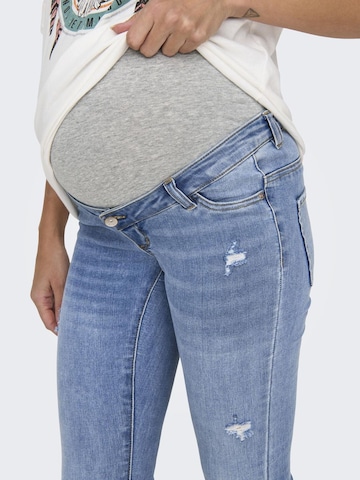 Only Maternity Skinny Jeans 'Rose' in Blauw