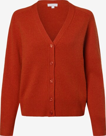 Brookshire Knit Cardigan in Red: front