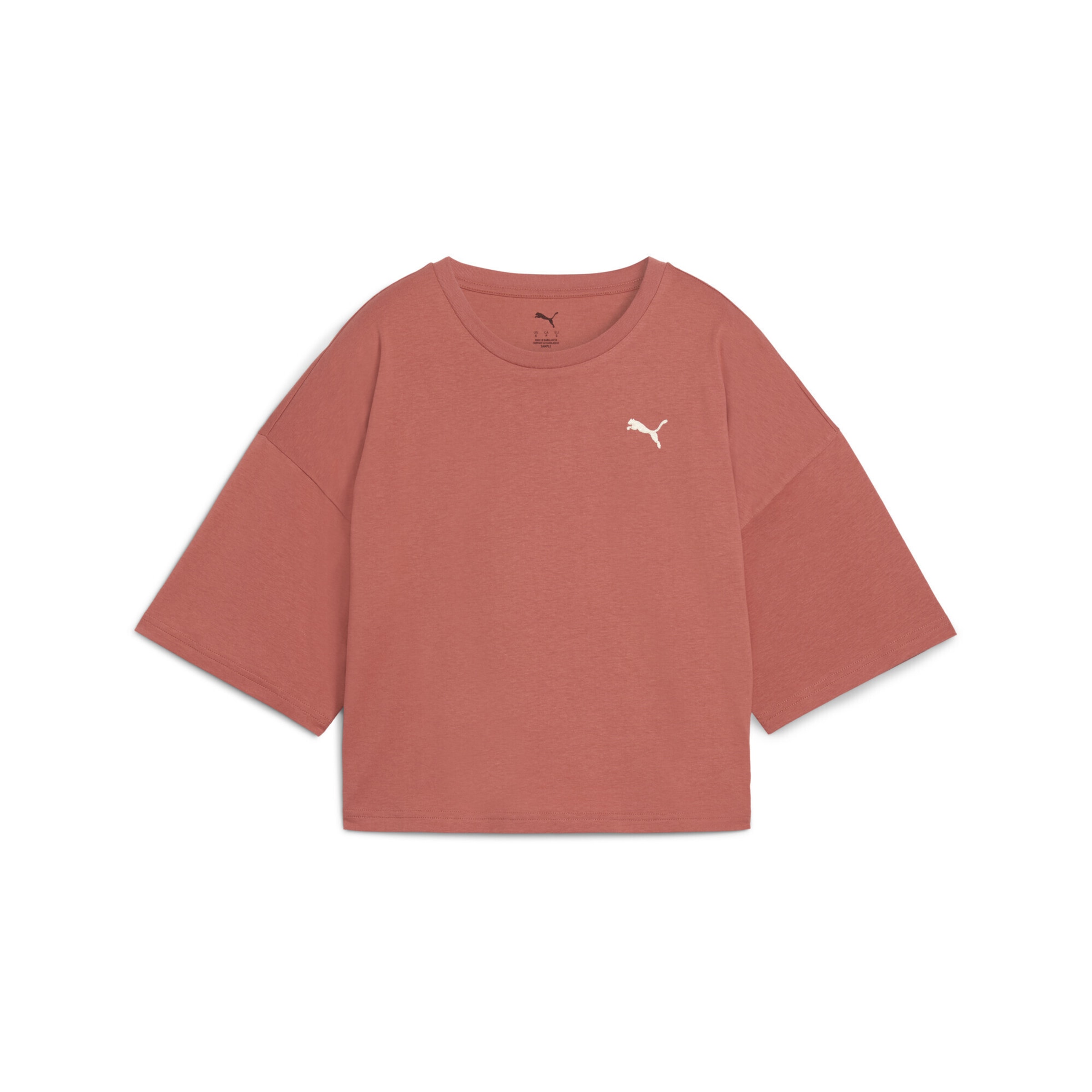 PUMA Oversized shirt 'Wardrobe Ess' in Red: front
