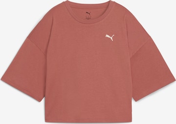 T-shirt oversize 'Wardrobe Ess' PUMA en rouge : devant