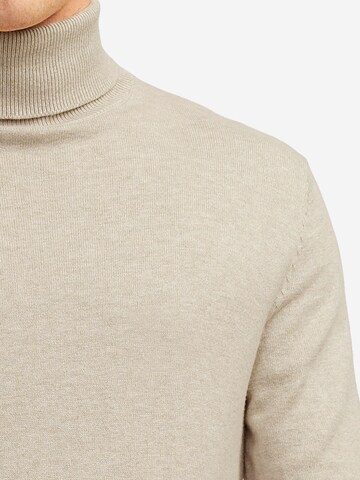 JACK & JONES Sweater 'Emil Knit' in Beige