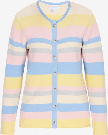 usha BLUE LABEL - Casaco de malha em azul: frente