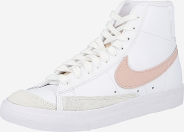 Nike Sportswear Високи маратонки в бяло: отпред