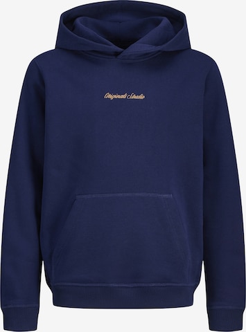 Jack & Jones Junior Sweatshirt 'JORNorrebro' in Blau: Vorderseite