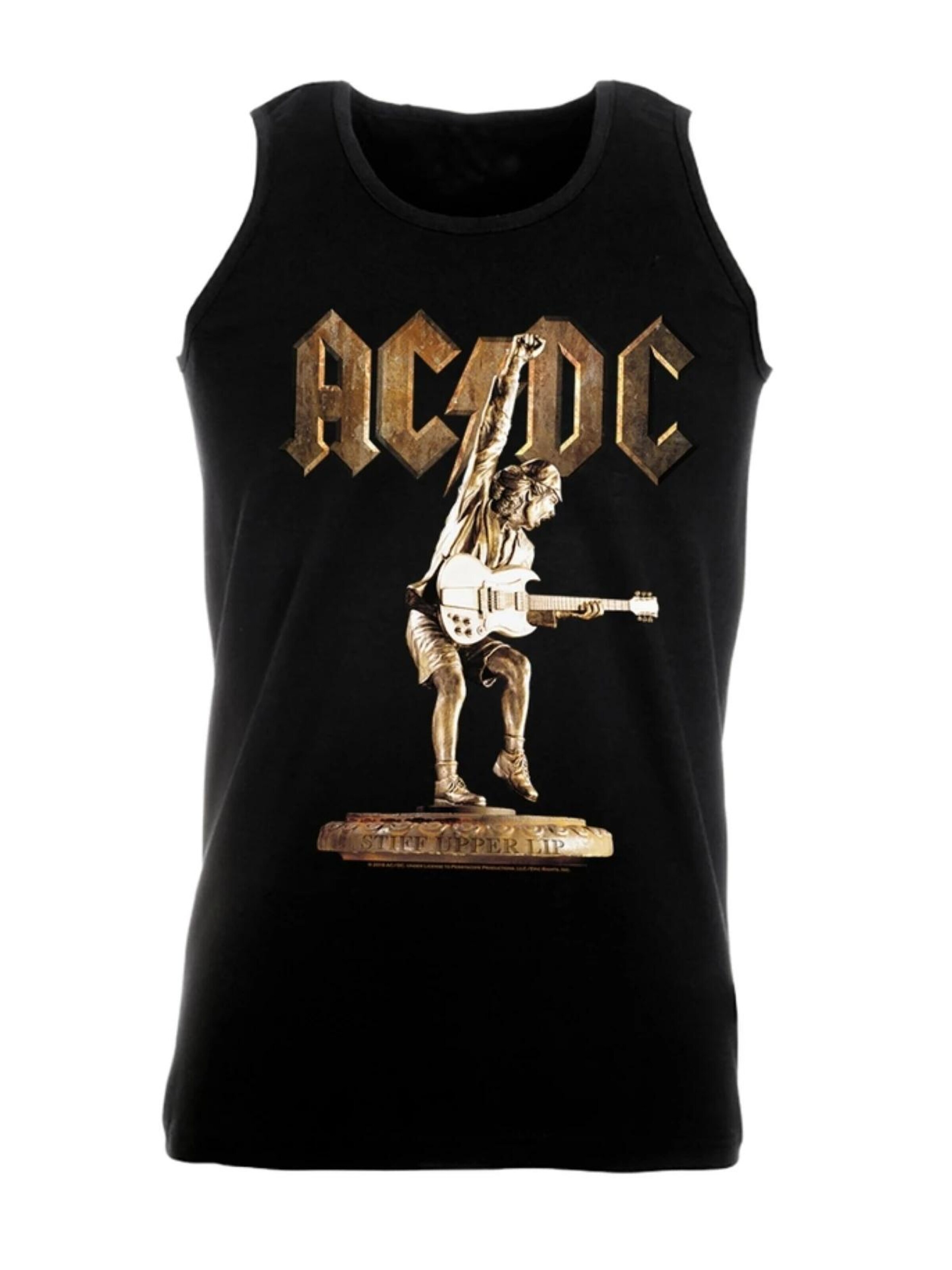 AC/DC Koszulka 'AC/DC Stiff upper lip TankTop' w kolorze czarny