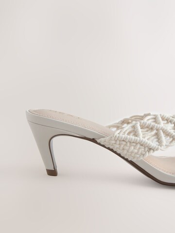 Next T-bar sandals 'Forever Comfort' in White