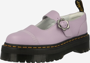 Dr. Martens Instappers 'Addina' in Lila: voorkant