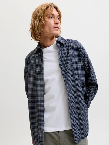JACK & JONES Comfort Fit Skjorta 'JJCARTER' i blå