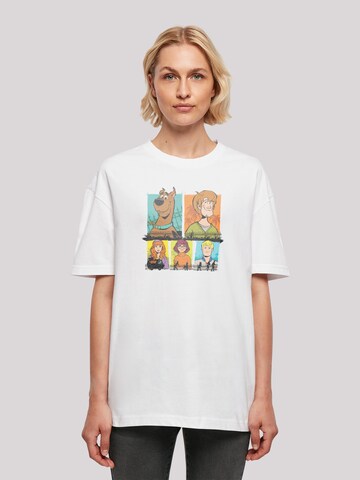 T-shirt oversize 'Group Frames' F4NT4STIC en blanc : devant