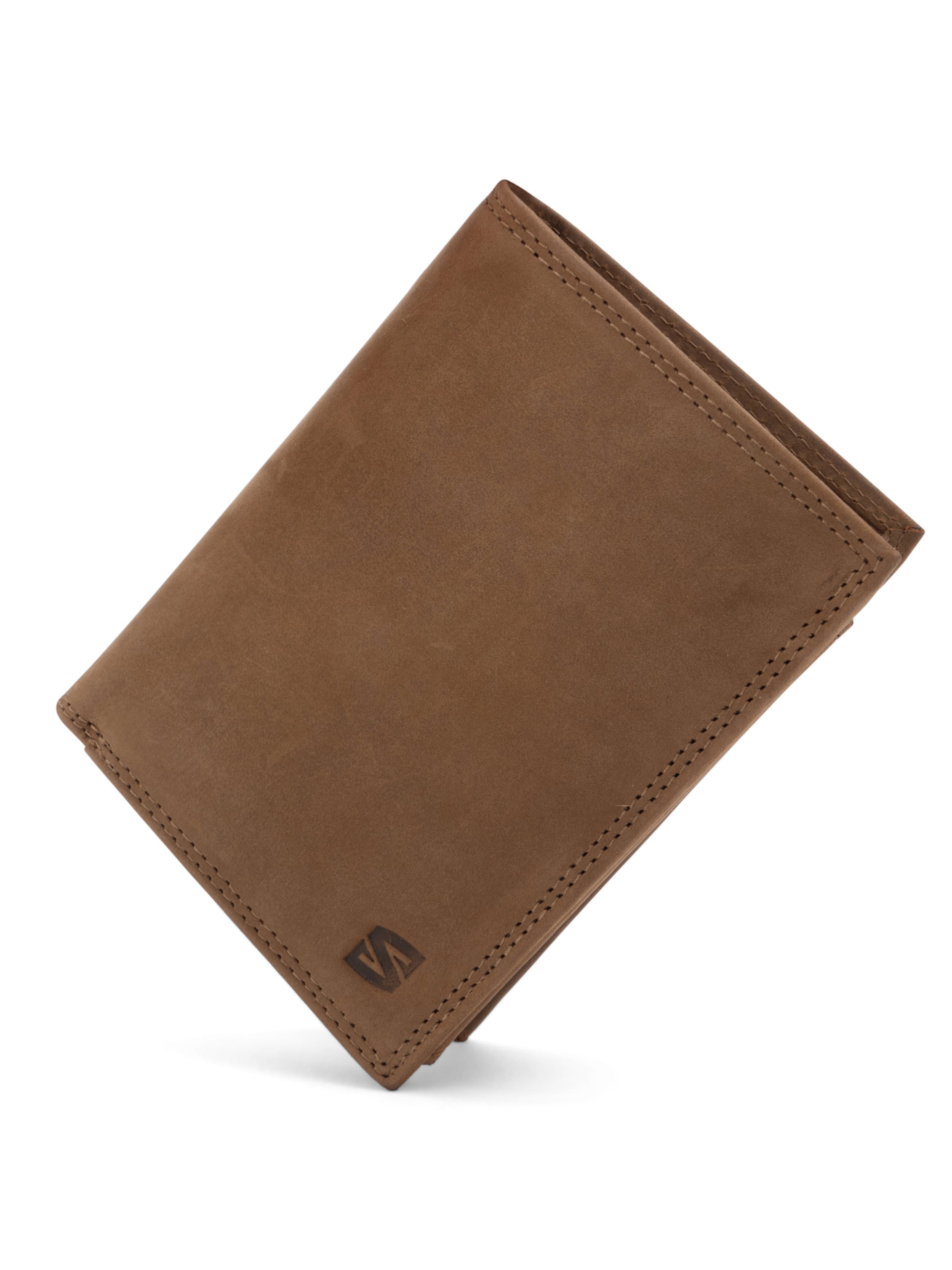 Porte-monnaies 'Geldbörse "Manager"' SERASAR en marron : devant