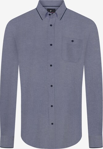 DENIM CULTURE Regular fit Button Up Shirt 'UGO' in Blue