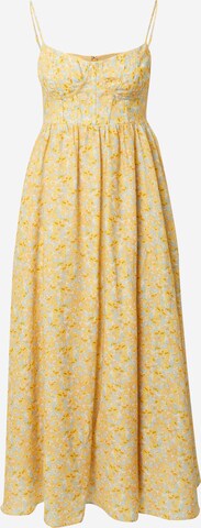 BardotLjetna haljina 'MILIKA' - žuta boja: prednji dio