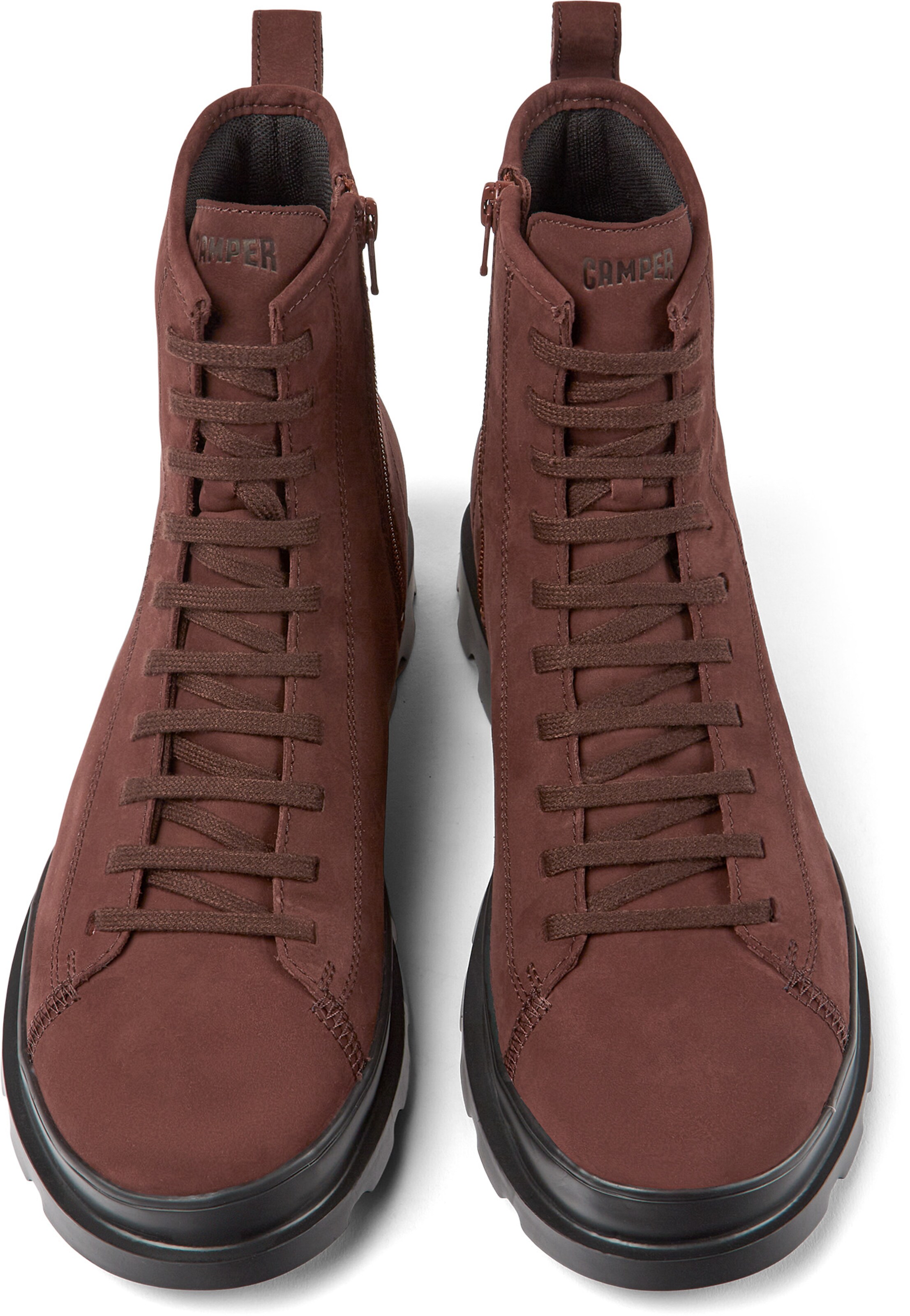 CAMPER Lace-up boots 'Brutus' in Red