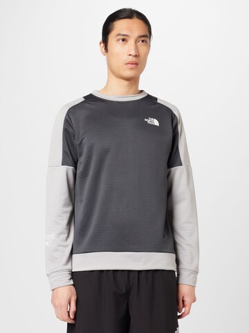 THE NORTH FACE Sport sweatshirt i grå: framsida