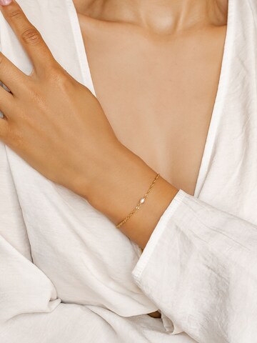 Hey Happiness Armband 'Perlenzauber' in Gold