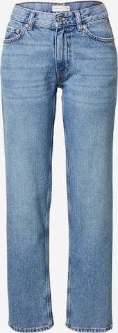 Gina Tricot Regular Jeans in Blauw: voorkant