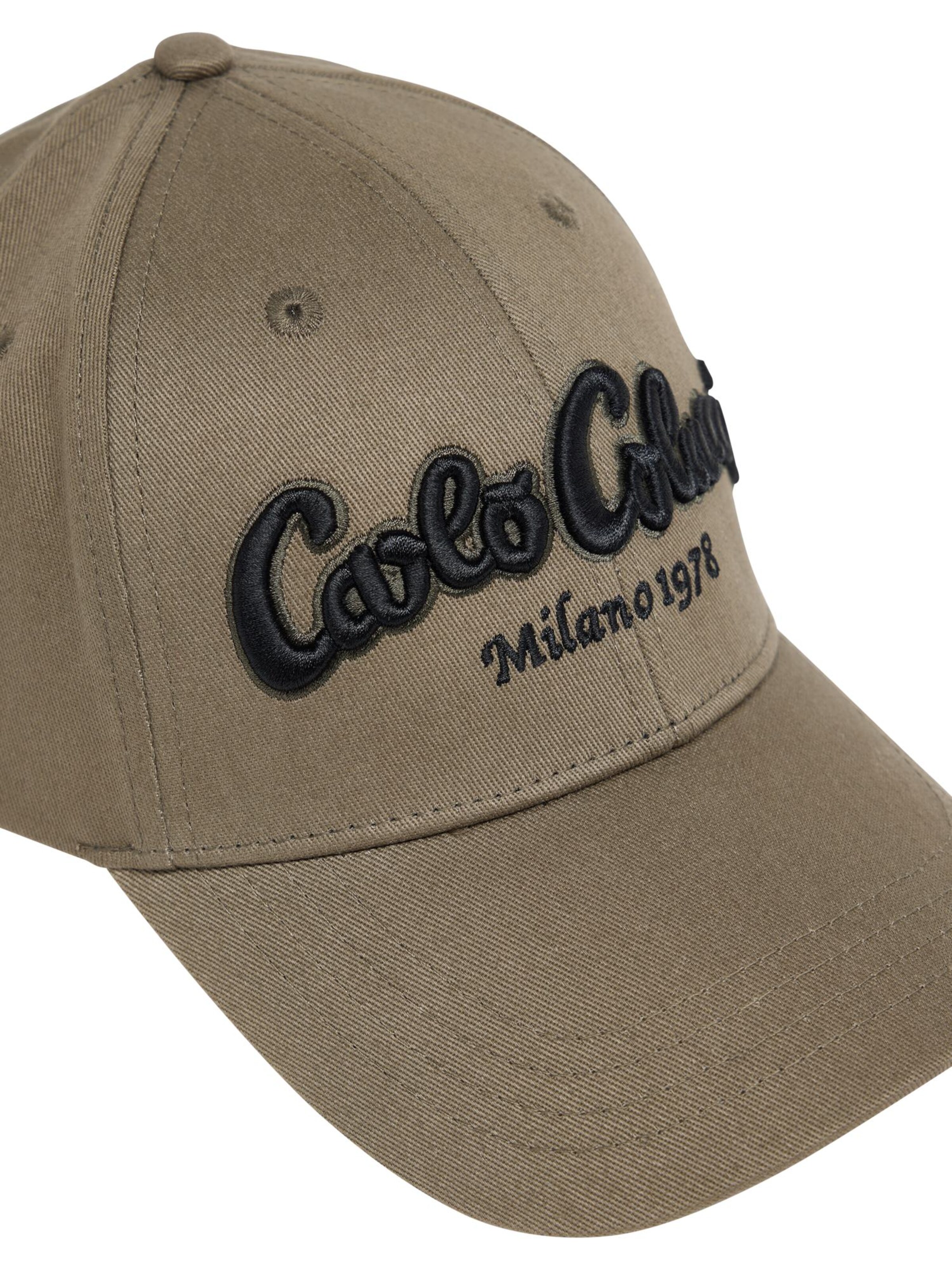 Carlo Colucci Cap 'Elezi' in Green