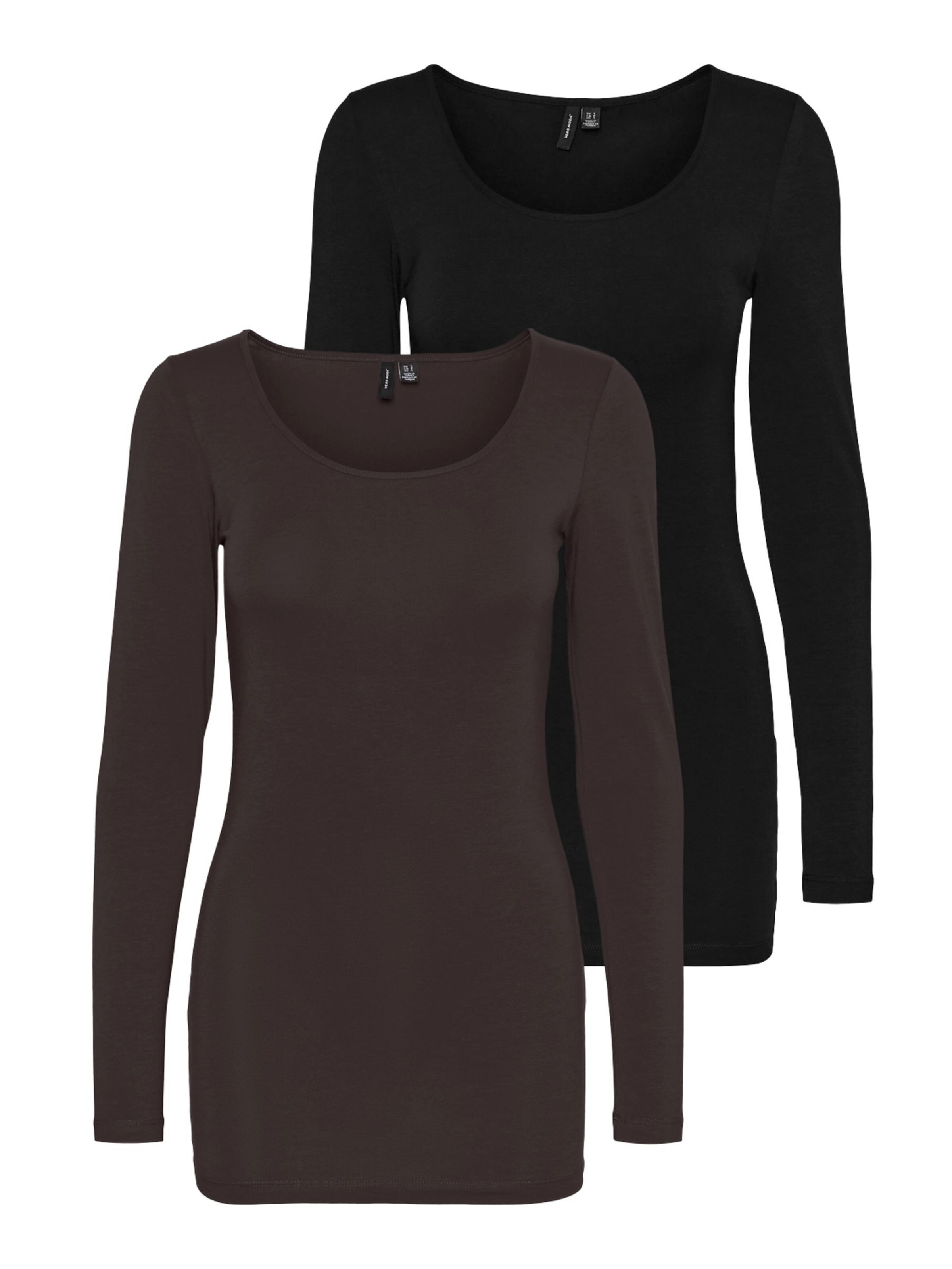VERO MODA Shirt 'VMMaxi' in Bruin: voorkant