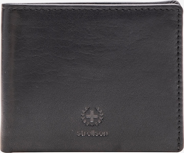 STRELLSON Peněženka 'Blackwall Jaden' – černá: přední strana