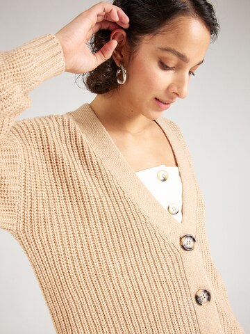 JDY Gebreid vest 'JUSTY' in Beige