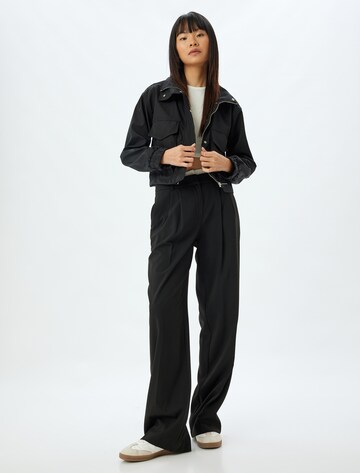 Koton Between-Season Jacket in Black
