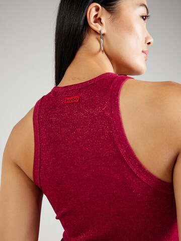 HUGO Top 'Delabry' in Red