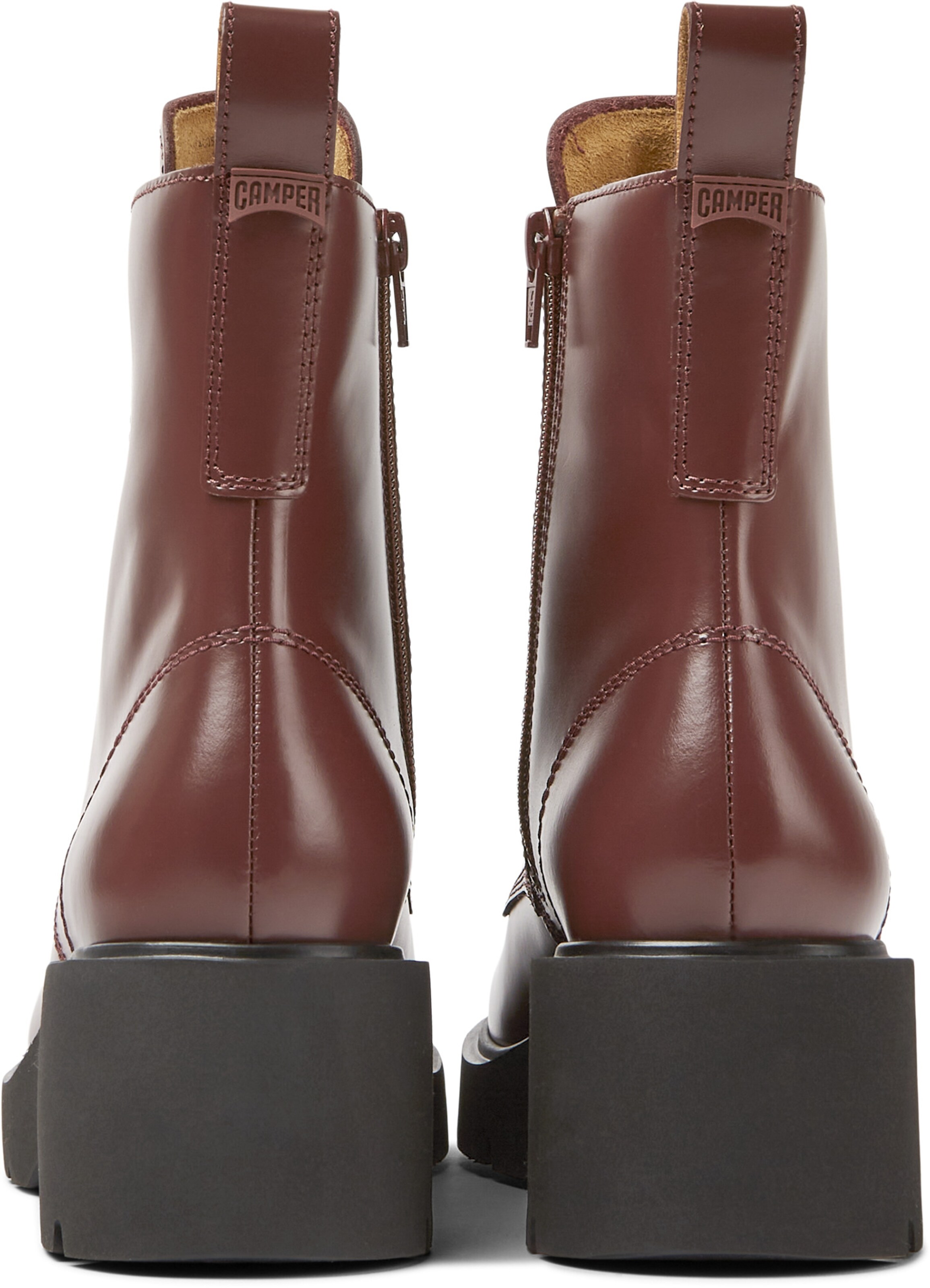 Stivaletto stringato 'Milah' di CAMPER in rosso