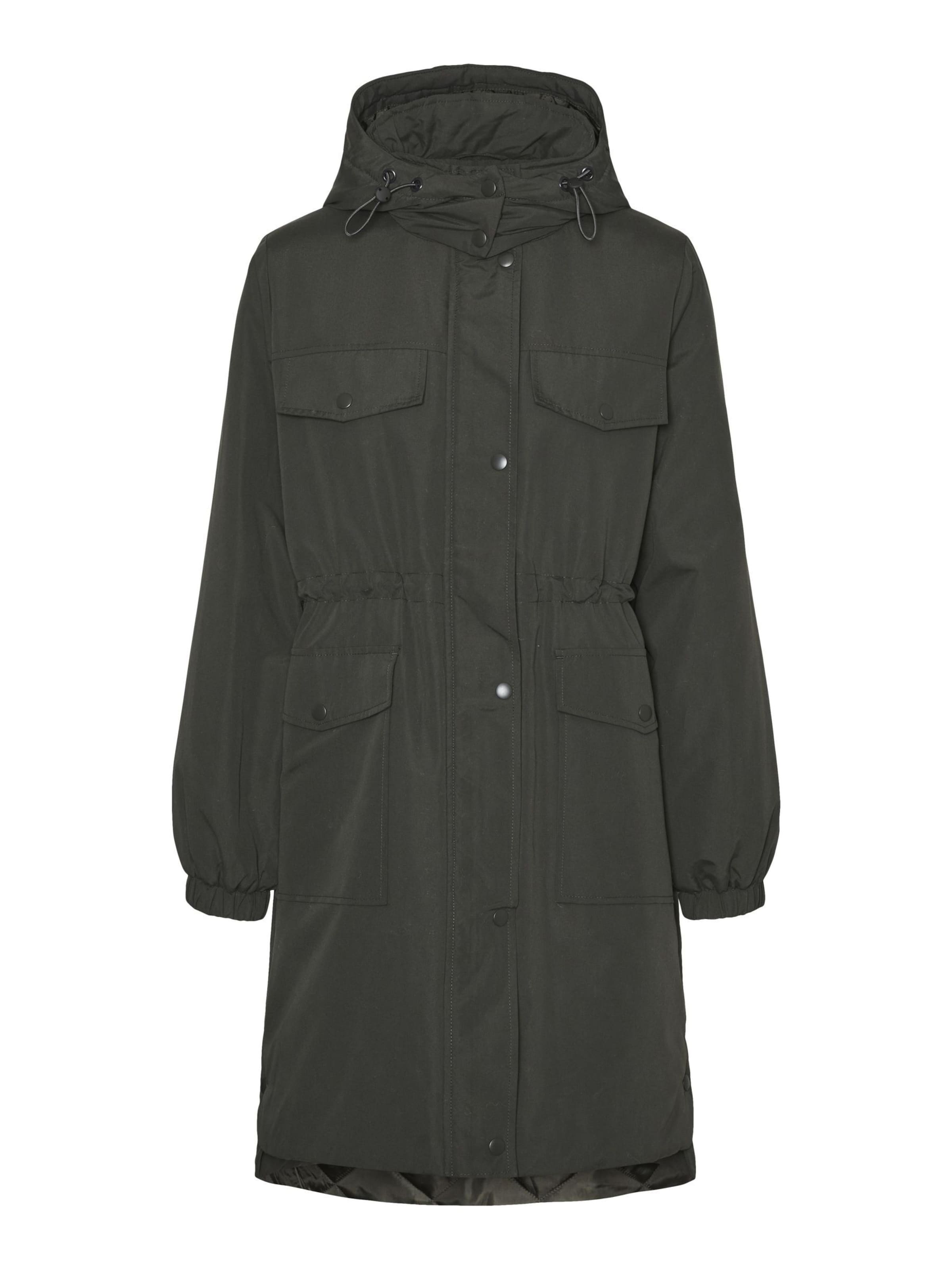 VERO MODA Winterparka 'ROANE' in Groen: voorkant