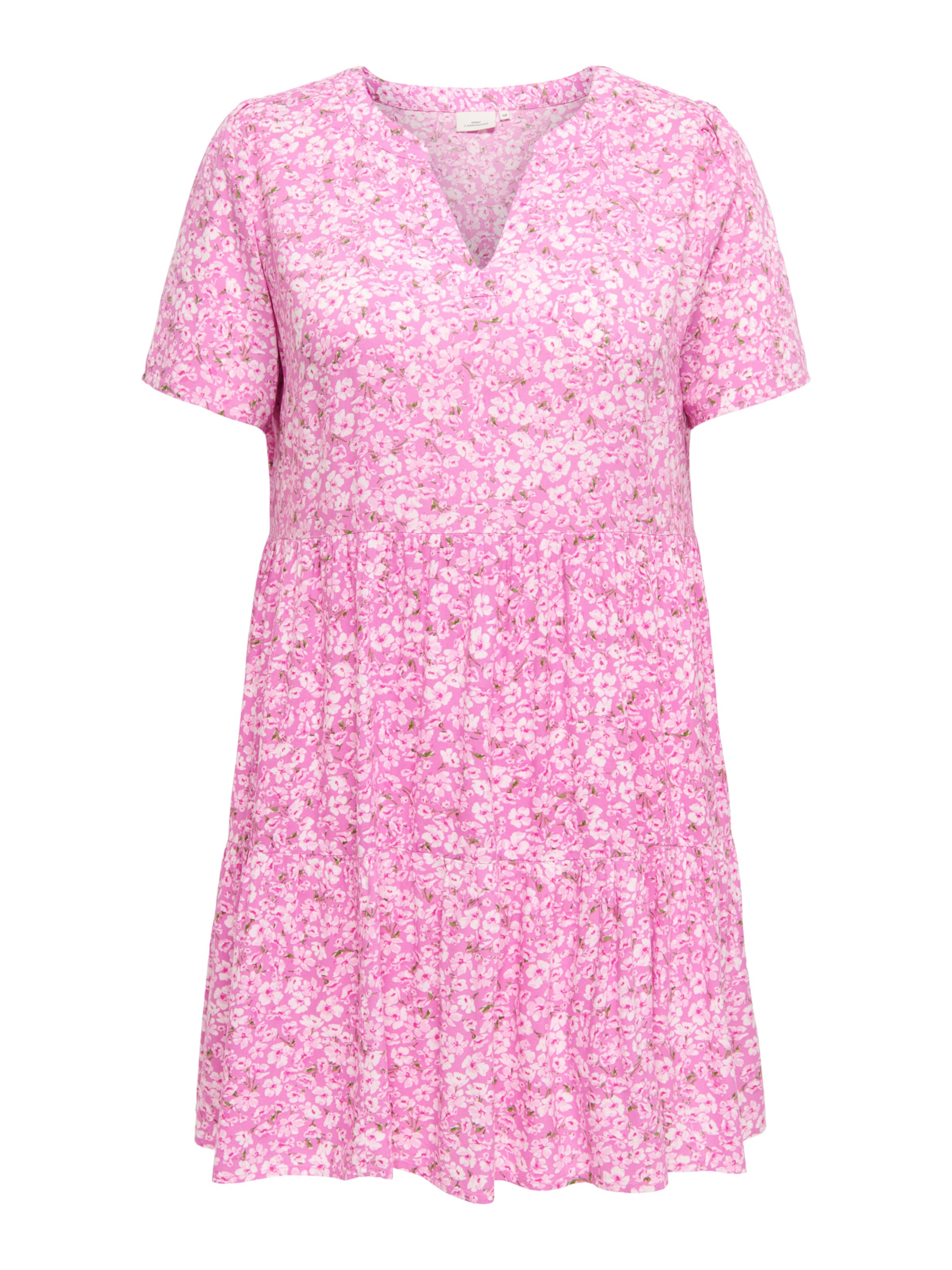 ONLY Carmakoma Sommarklänning 'CARZALLY THEA' i rosa: framsida