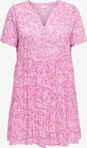ONLY Carmakoma Summer dress 'CARZALLY THEA' in Pink: front