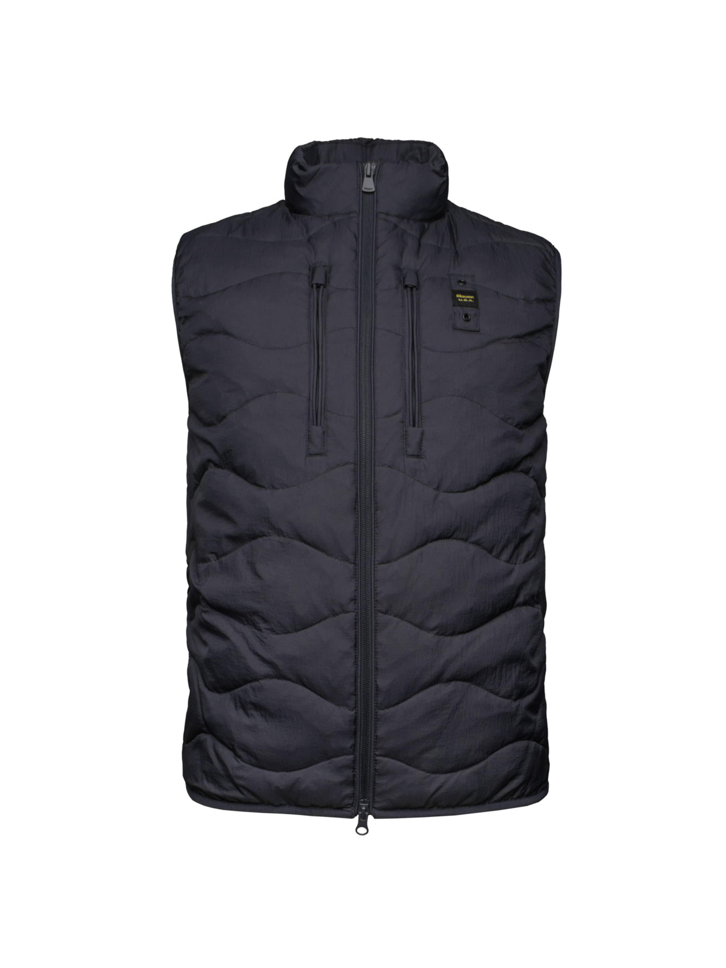 Blauer.USA Weste 'Vincent' in Blau: Vorderseite